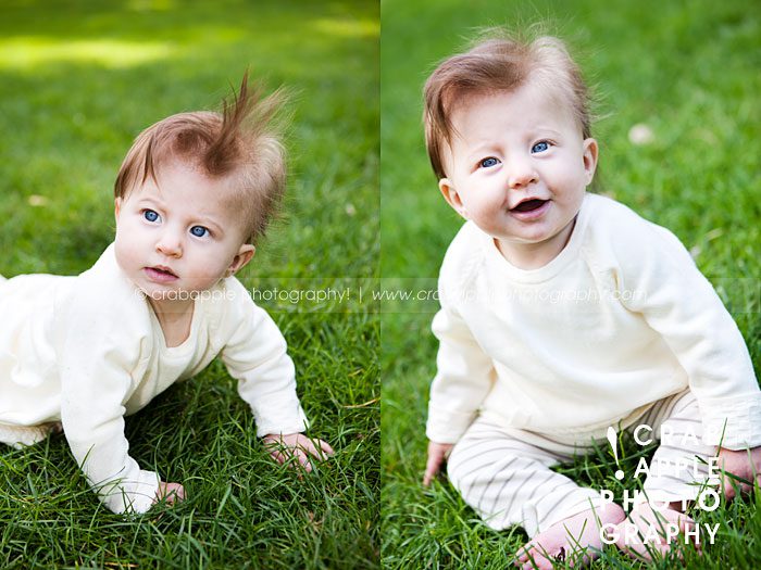 outdoor baby portraits