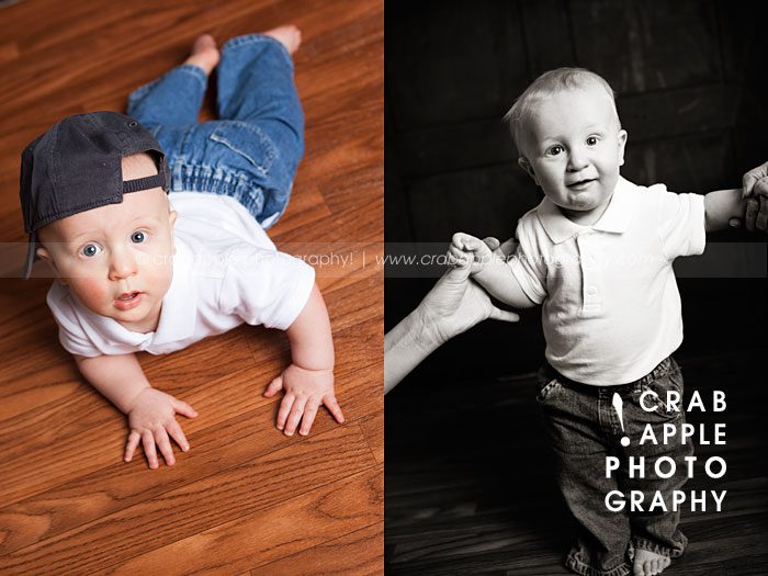 six month old baby portraits