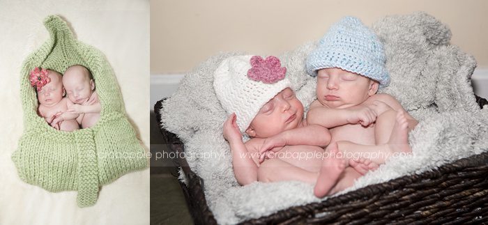 twin newborn photography