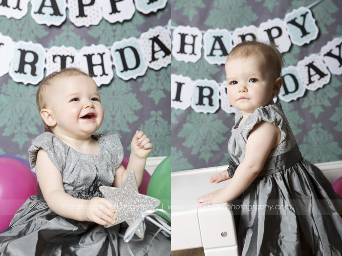 baby first birthday portraits