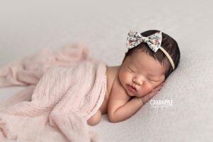 Premium newborn photographer in Boston capturing timeless baby portraits