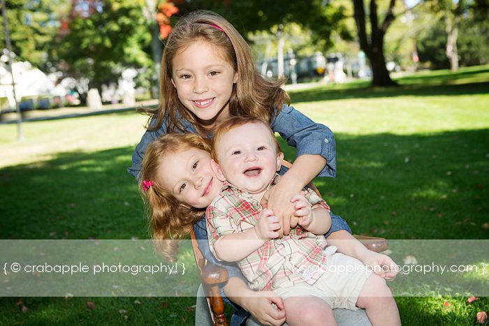 Andover Family Potraits happy siblings
