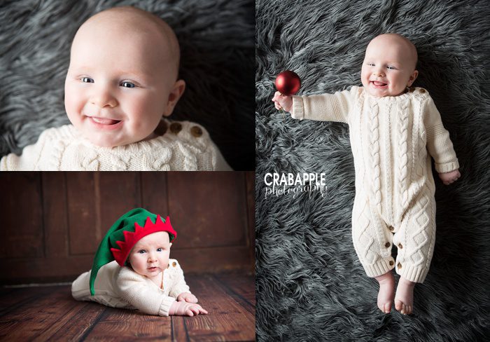 Christmas baby portraits