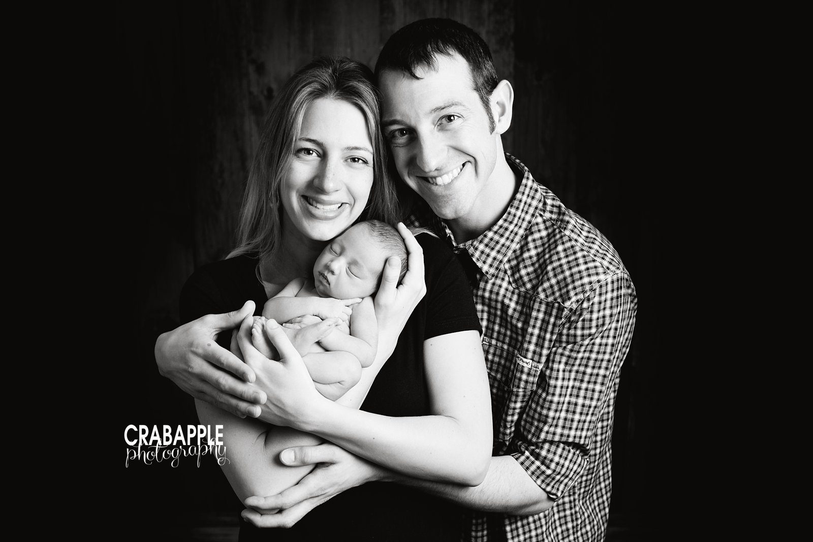 Massachusetts family portraits with new baby
