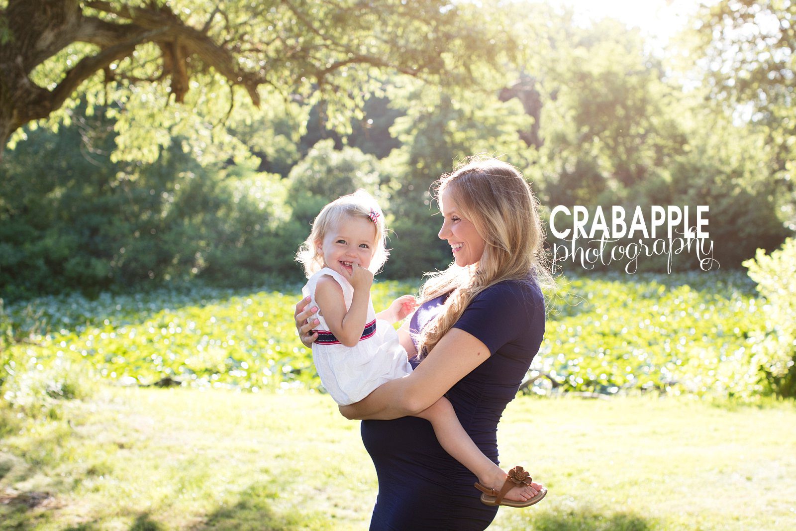 wilmington maternity photography with toddler