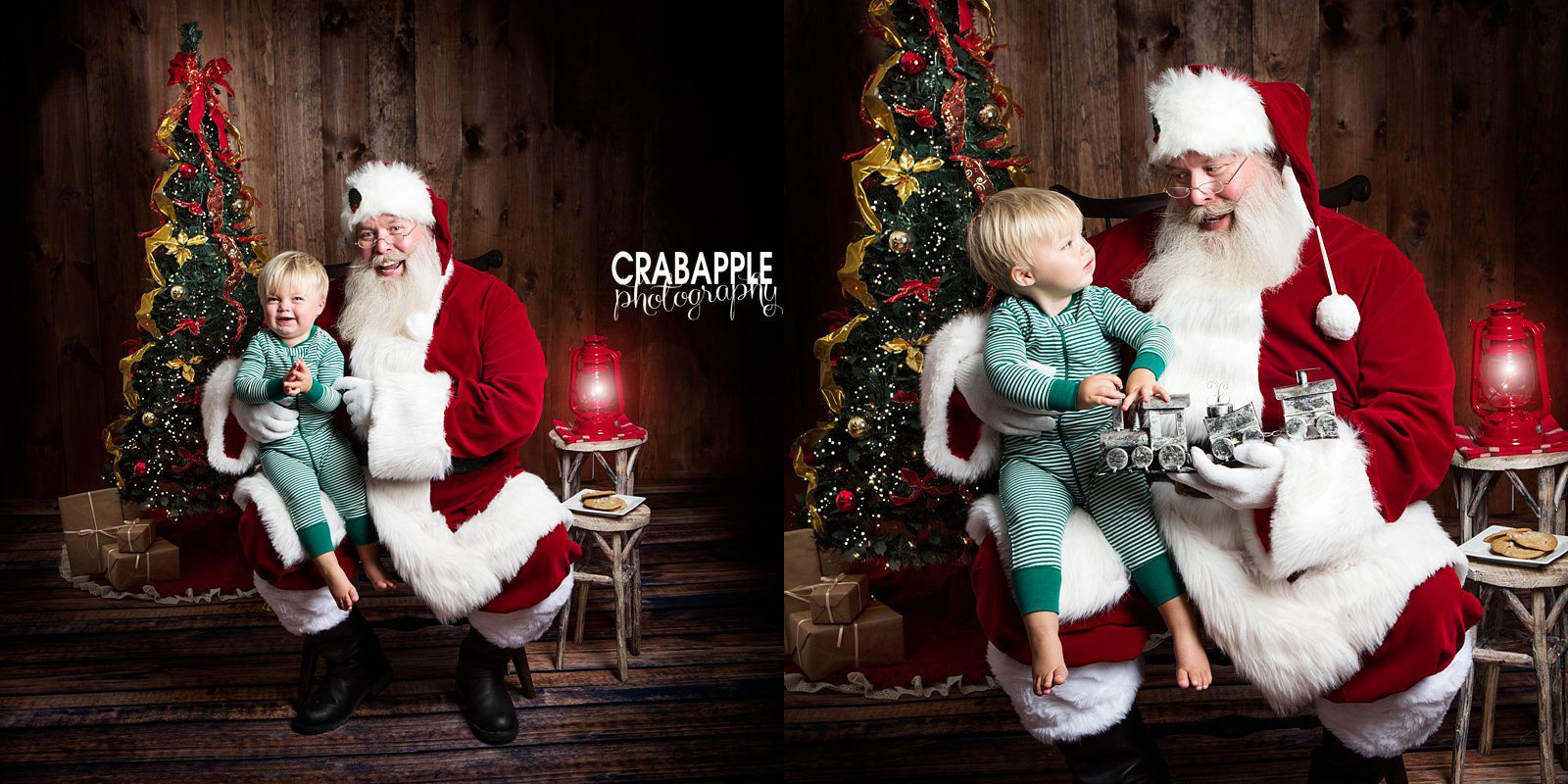 Baby and Santa Professional Portraits