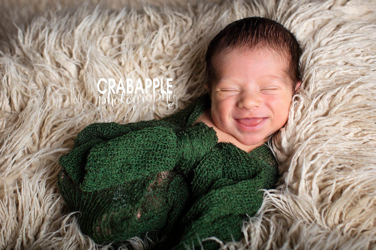 smiling newborn photograph arlington ma