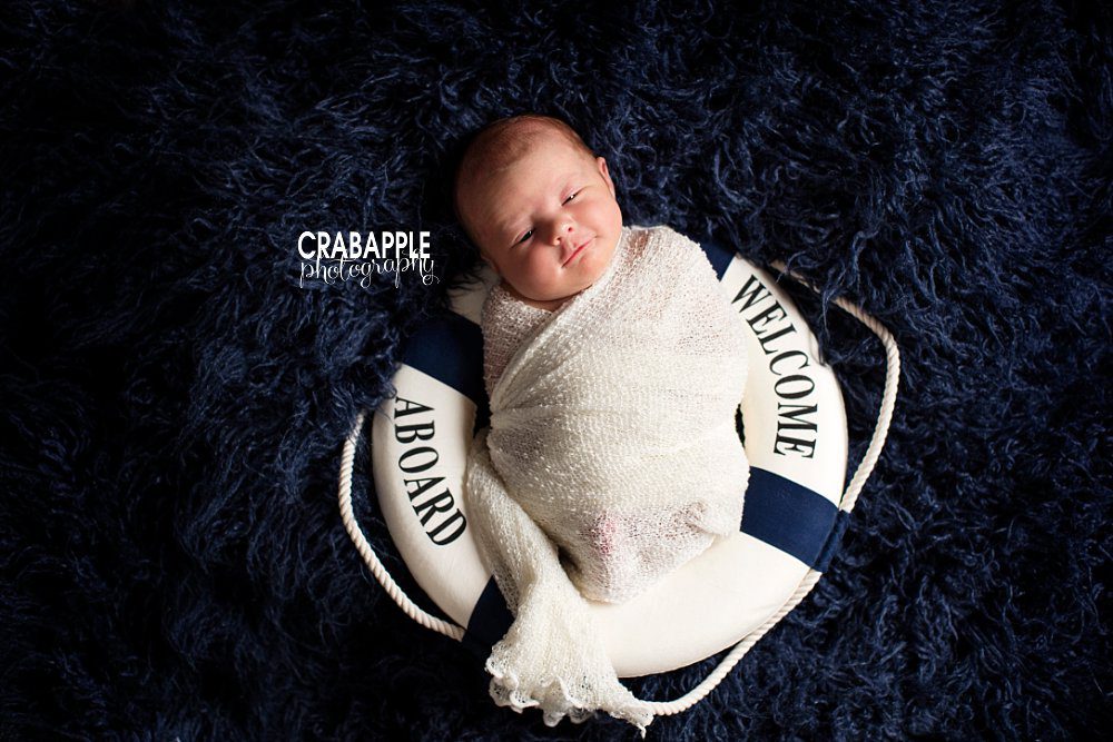 wilmington baby photography with props