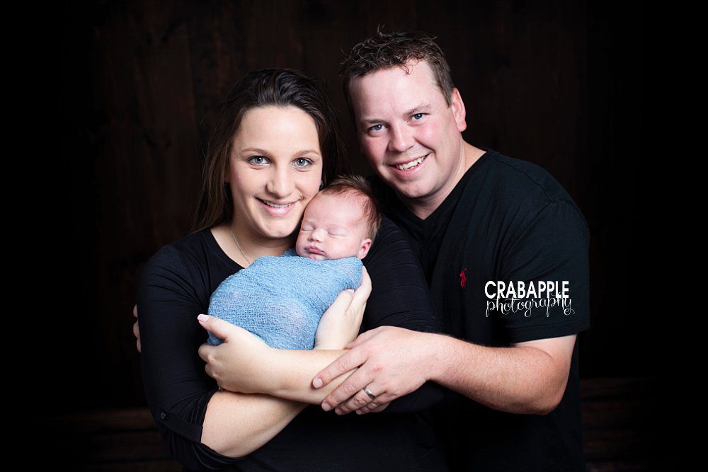 family photography with newborn littleton