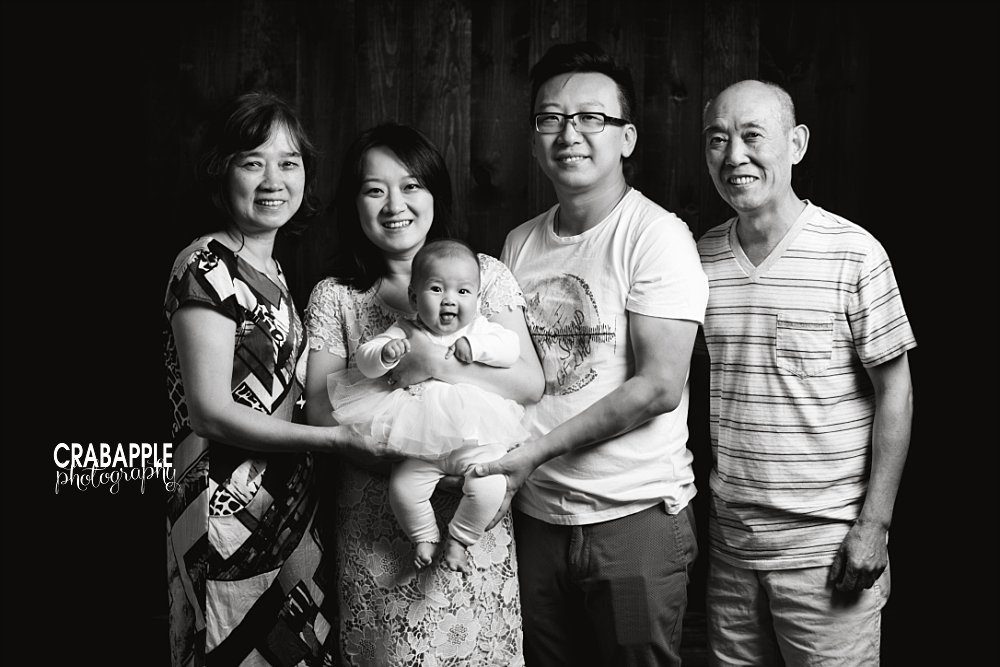three generations family photography