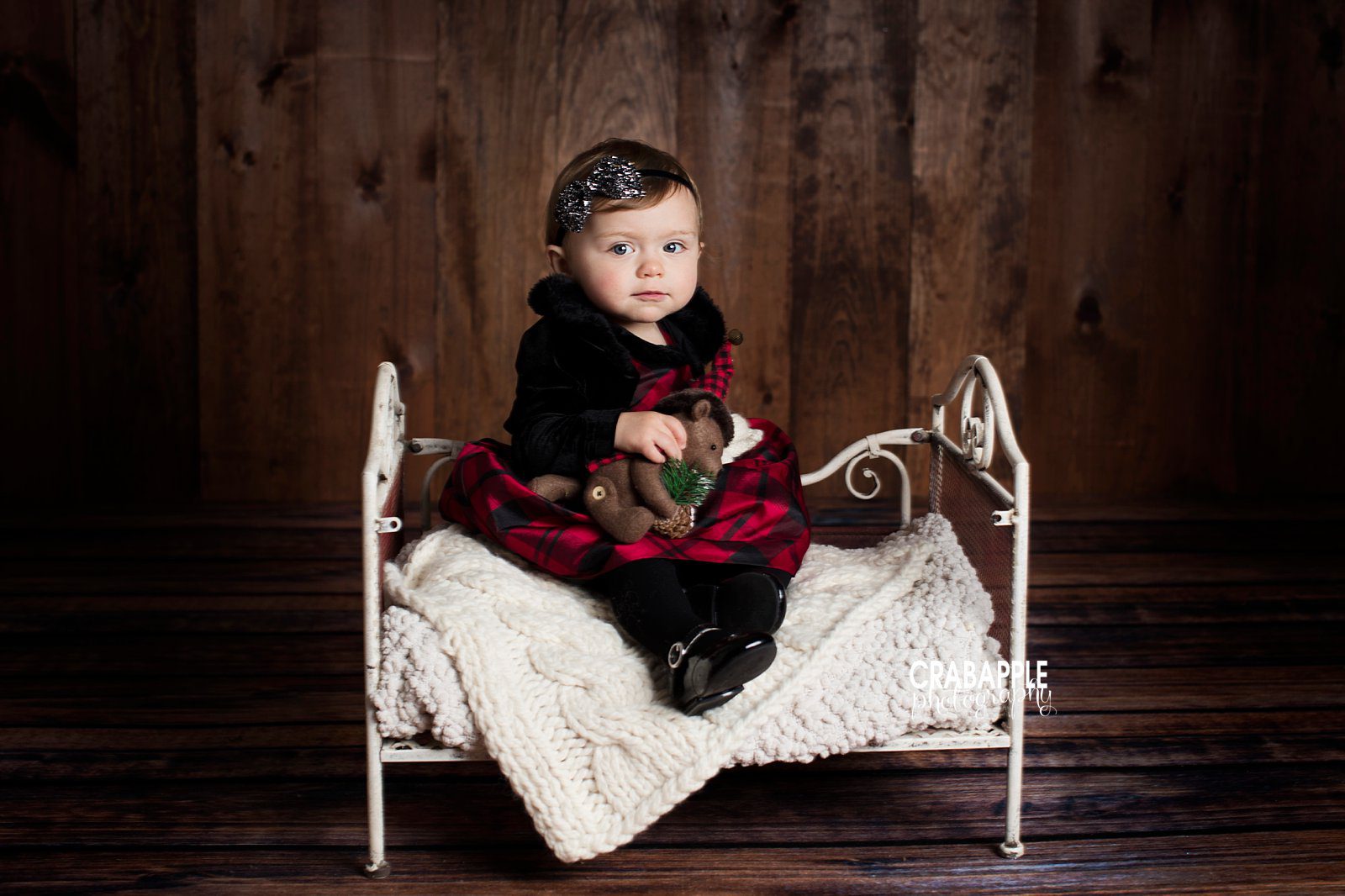 unique baby portraits for Christmas