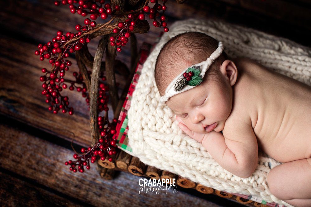 boston holiday newborn photographer