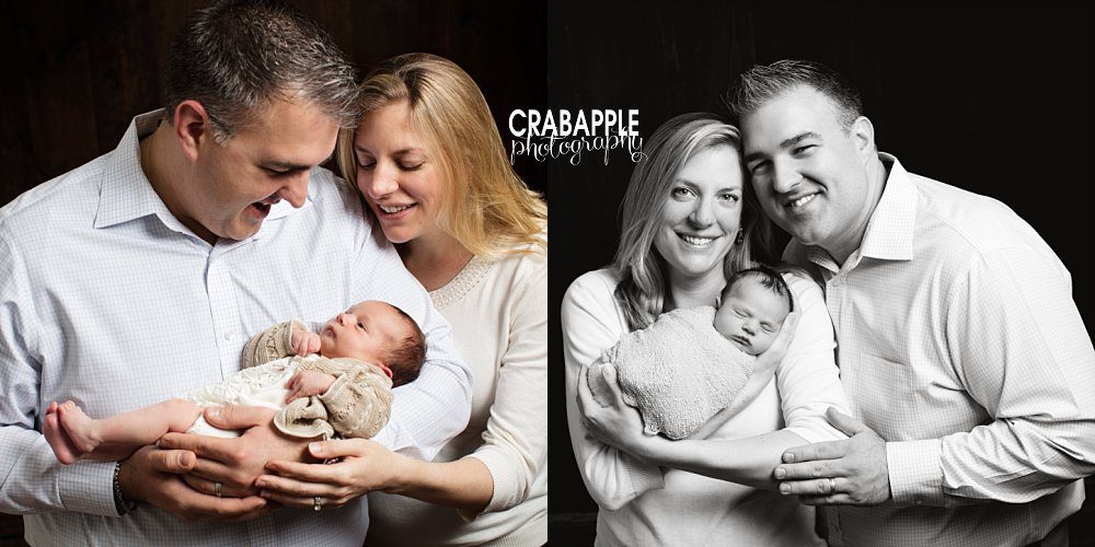 medford ma family portraits with newborn