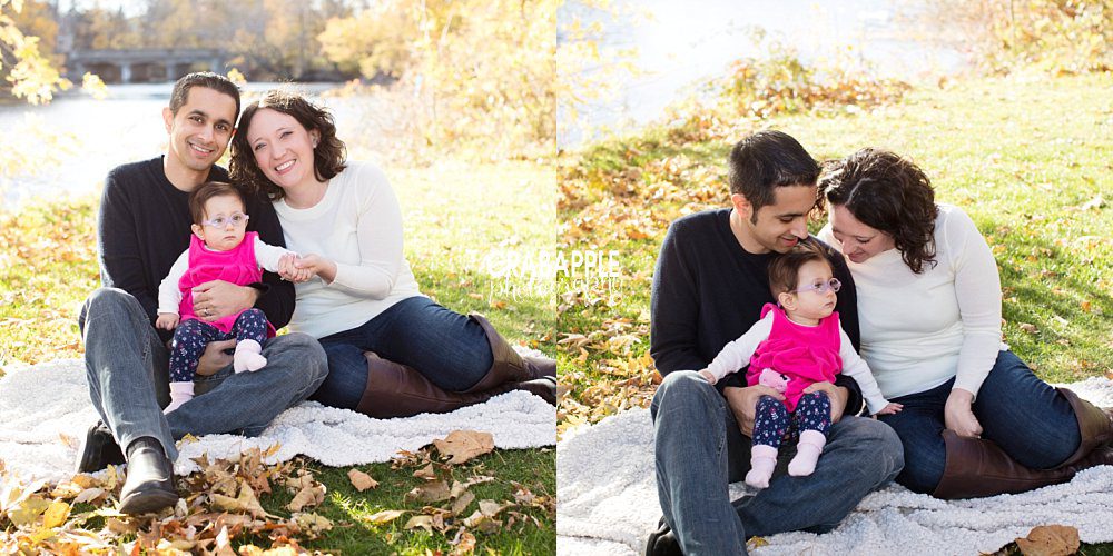 outdoor family photos with baby stoneham