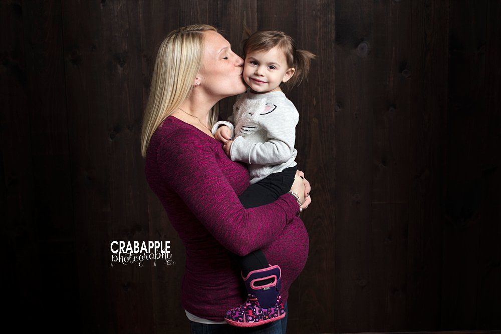 maternity photography with toddler