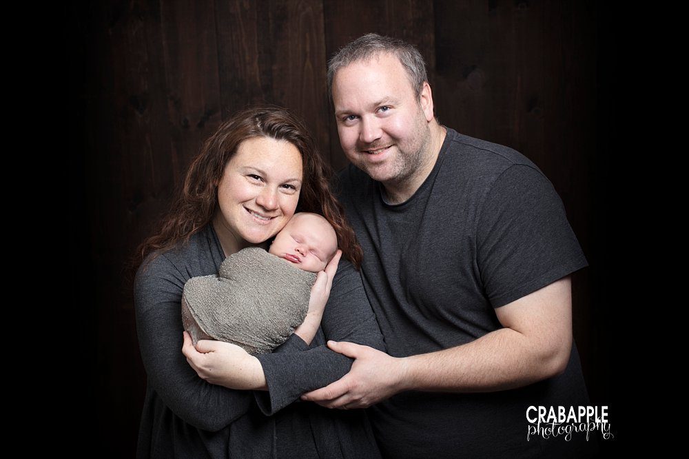 family portraits with newborn boston