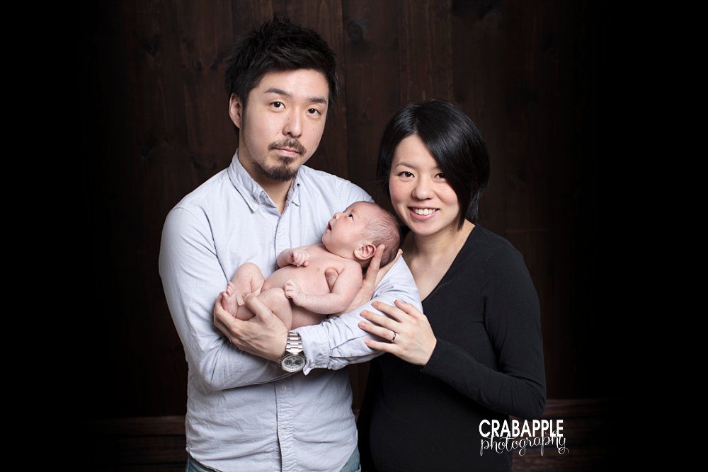 family photo with newborn cambridge ma