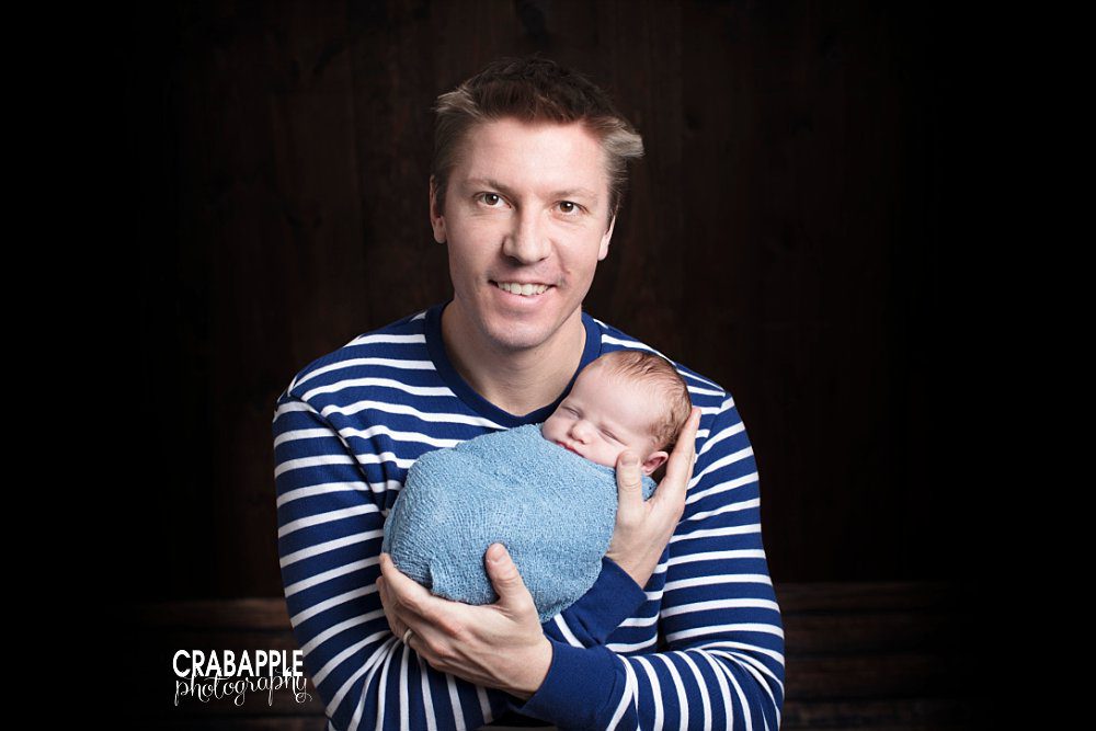 dad and newborn photo massachusetts