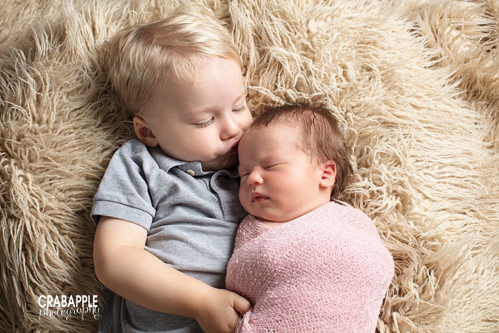 winchester newborn and sibling photos