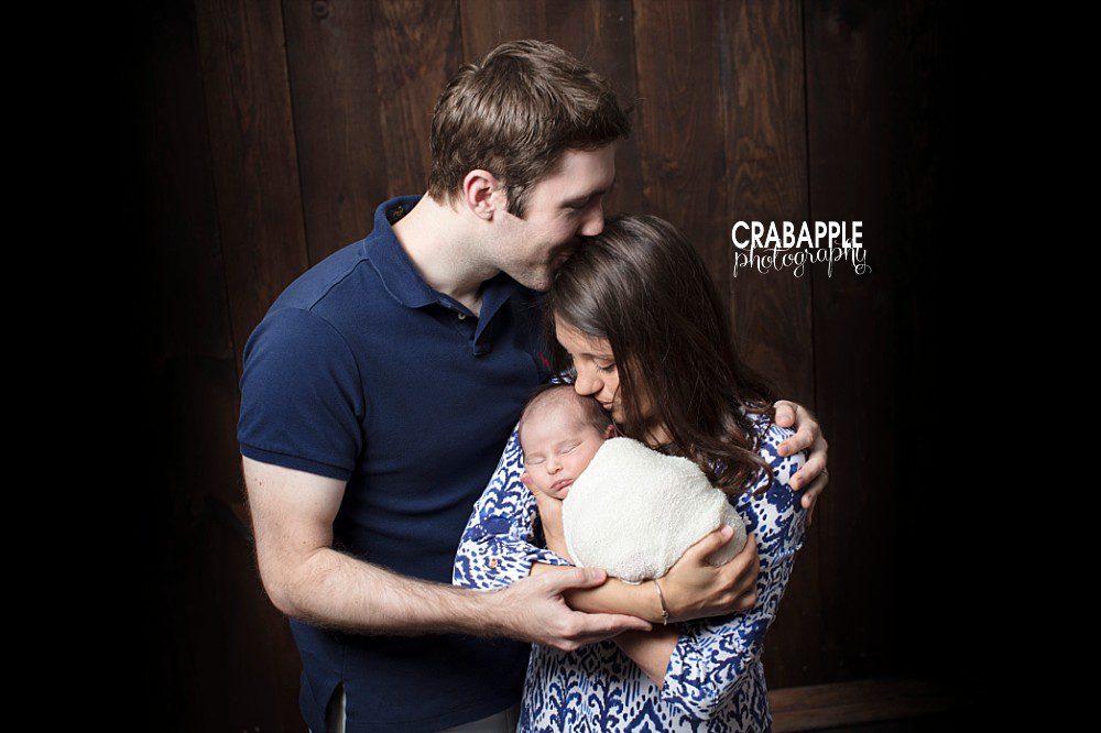 boston newborn family photos