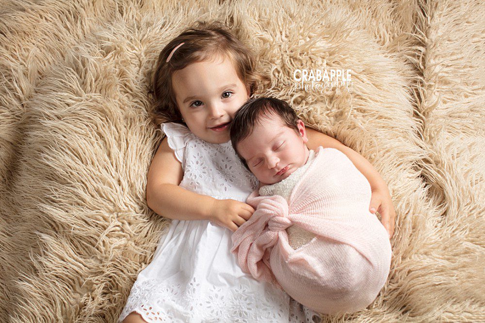 andover ma newborn portraits with sibling
