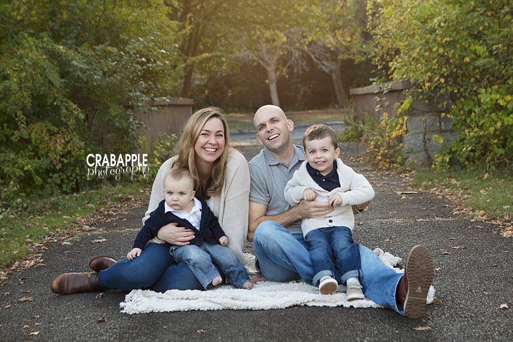 Southern New Hampshire Outdoor Family Photos