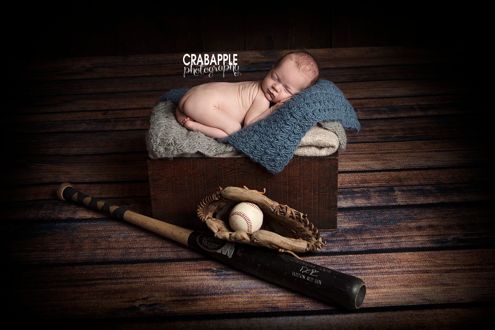 baseball newborn photos medford 