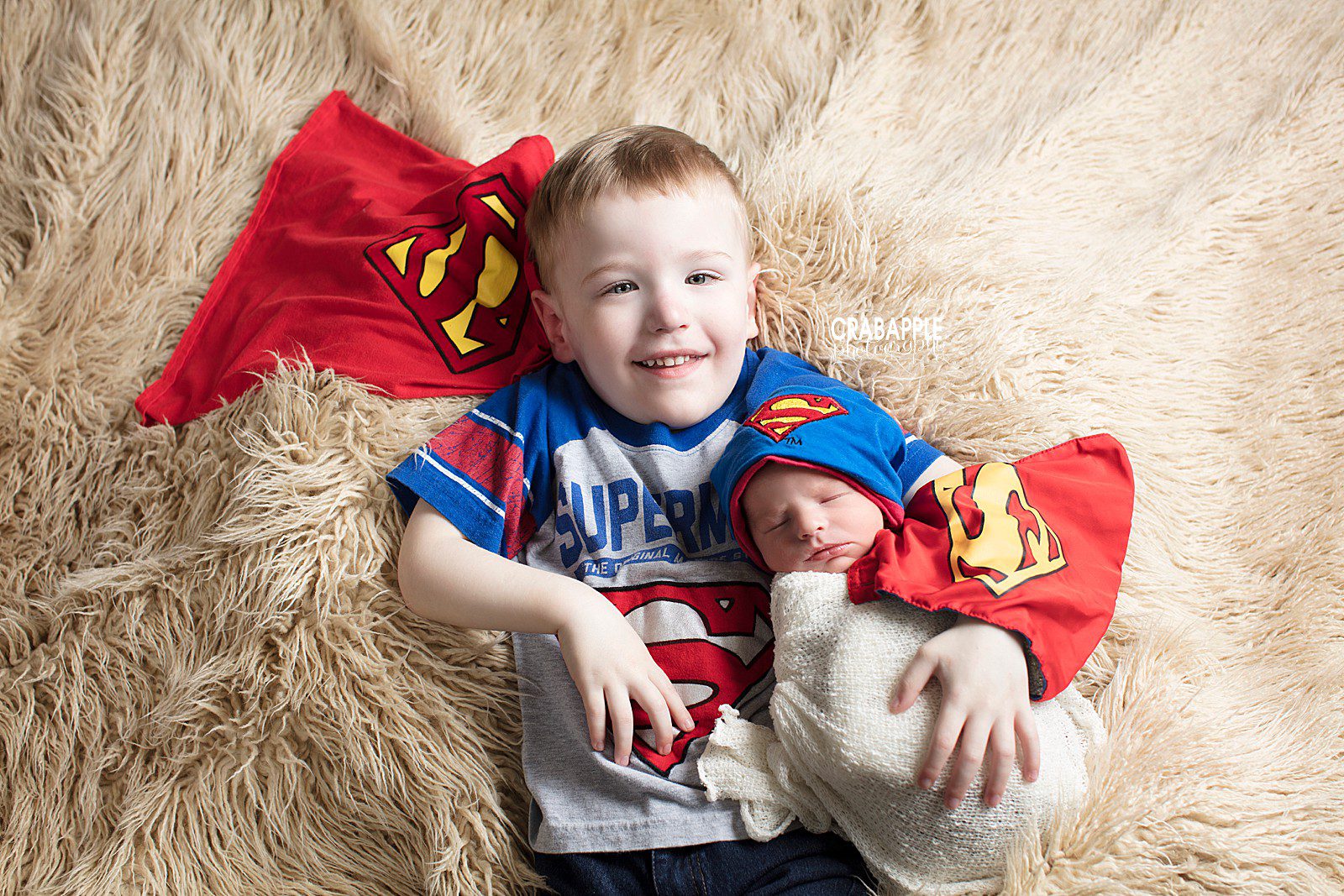 superman themed sibling picture ideas