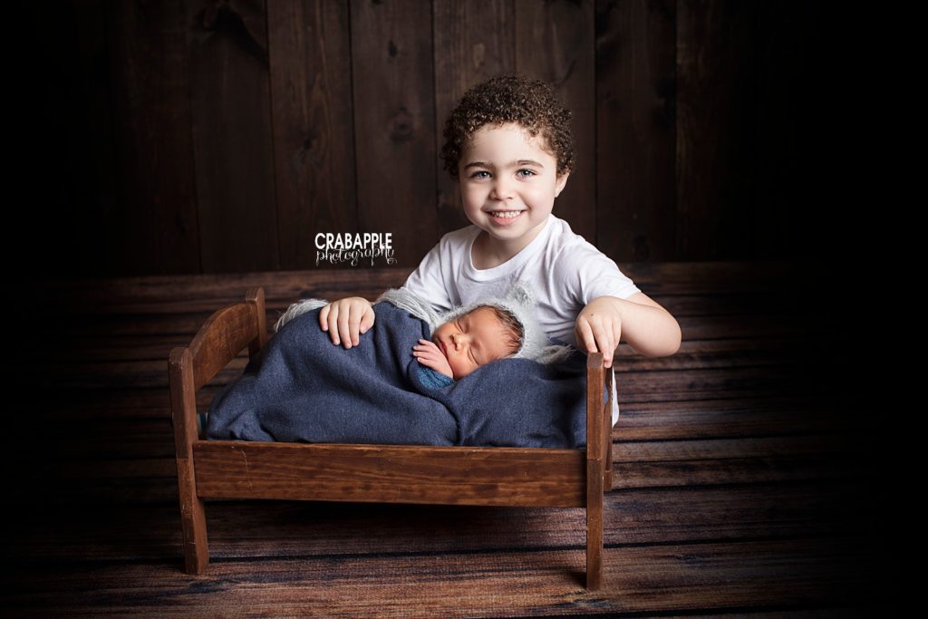 andover ma newborn portraits with sibling