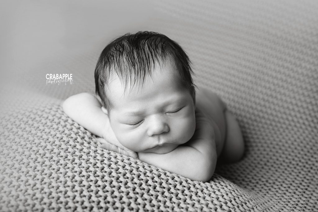 black and white newborn photos boston