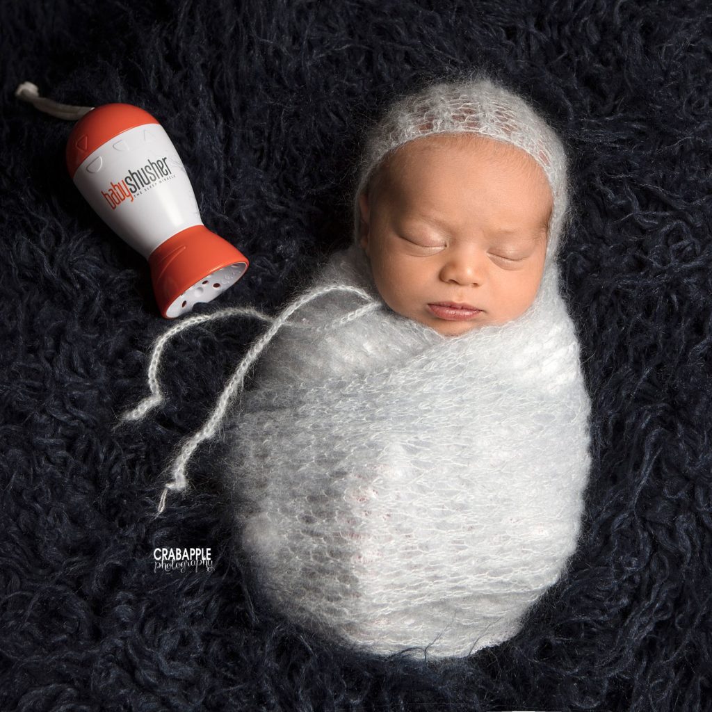 newborn photographer baby shusher sound machine