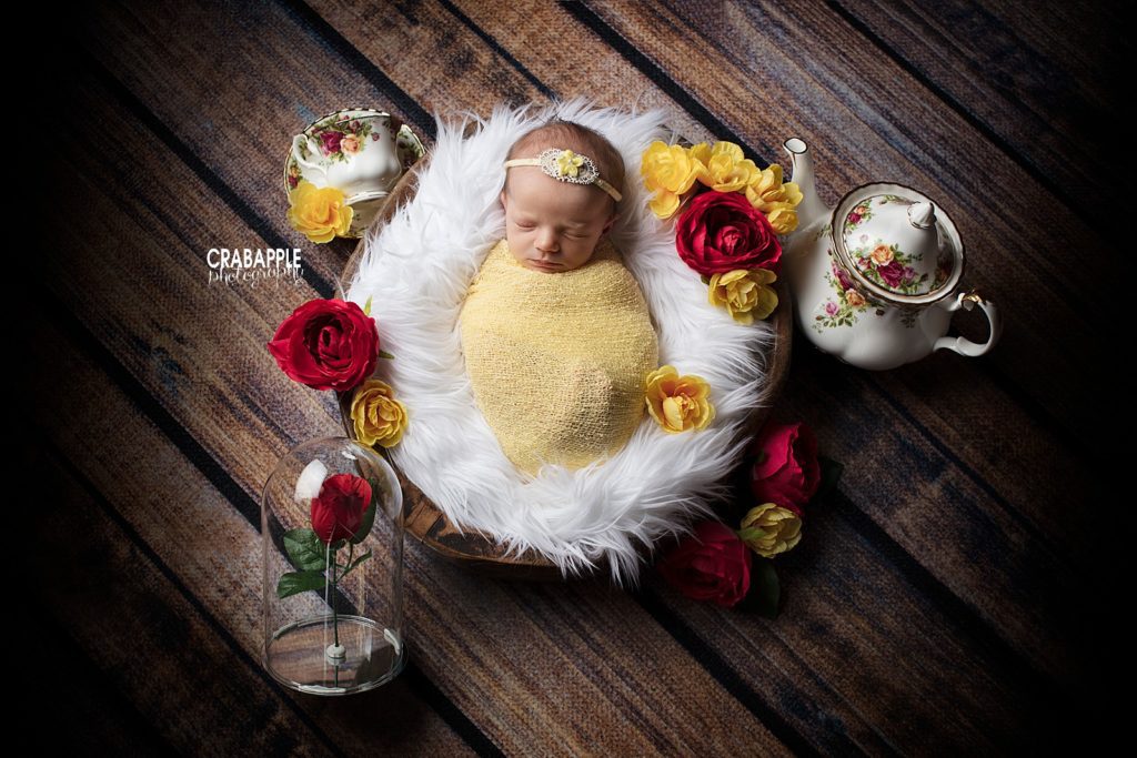 Disney Princess Newborn Photos :: Miss M · Crabapple Photography