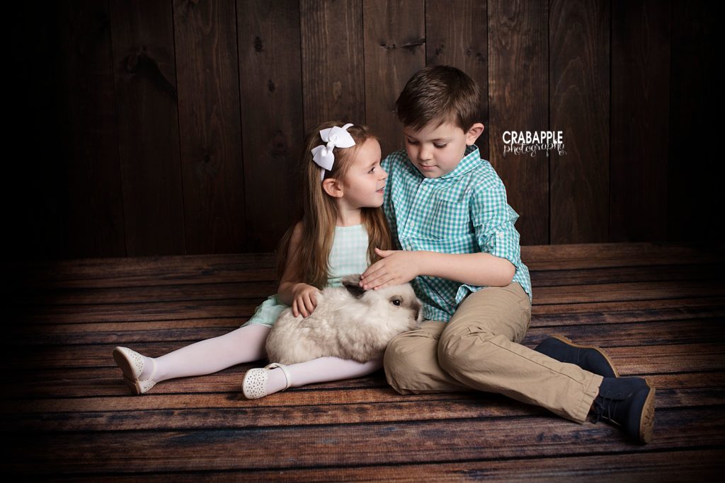 sibling photography for easter in massachusetts
