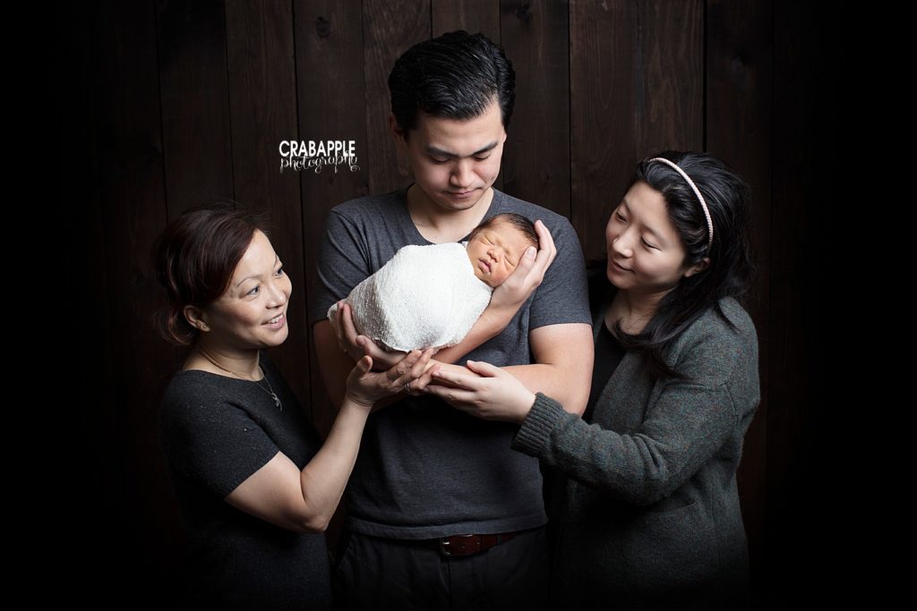 massachusetts family photos with newborn
