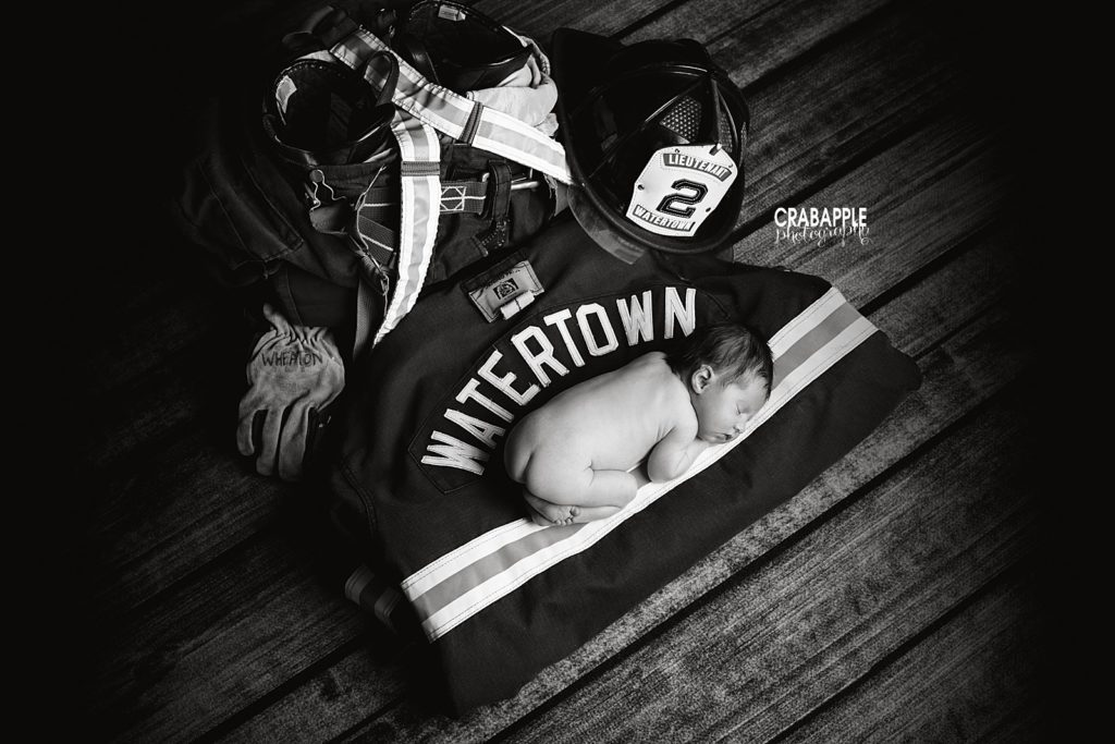 firefighter newborn photoshoot ideas