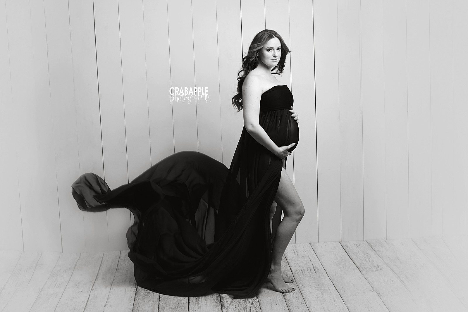 black and white maternity photos boston