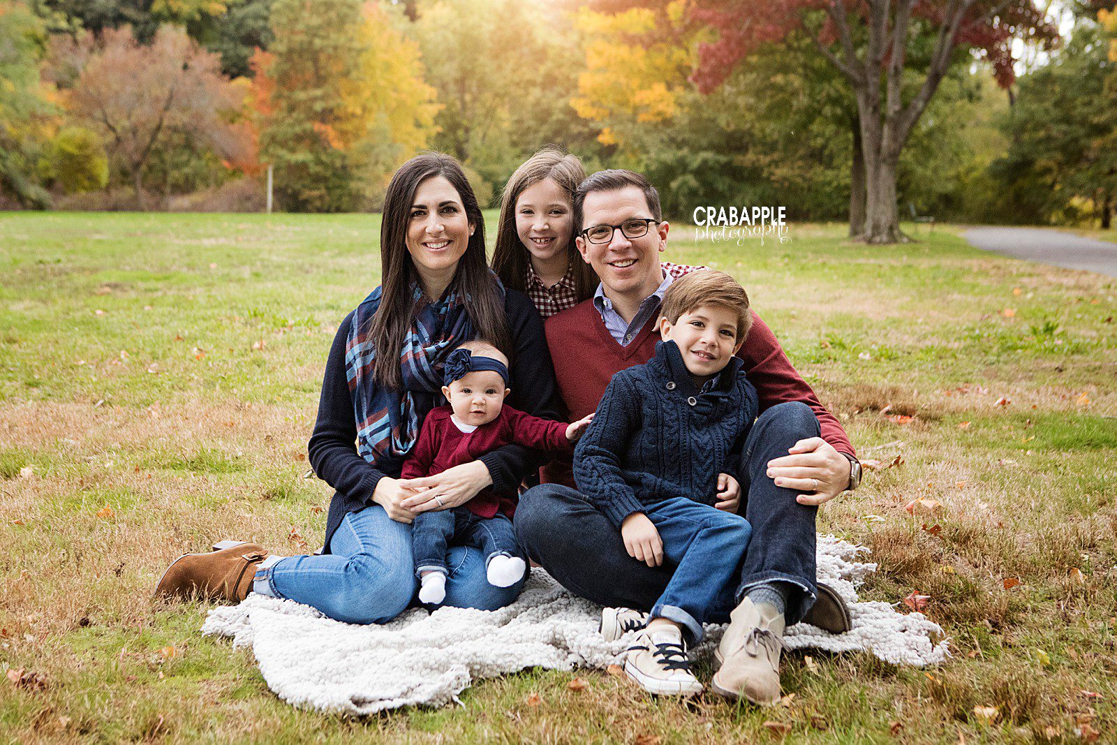 fall family pictures outside