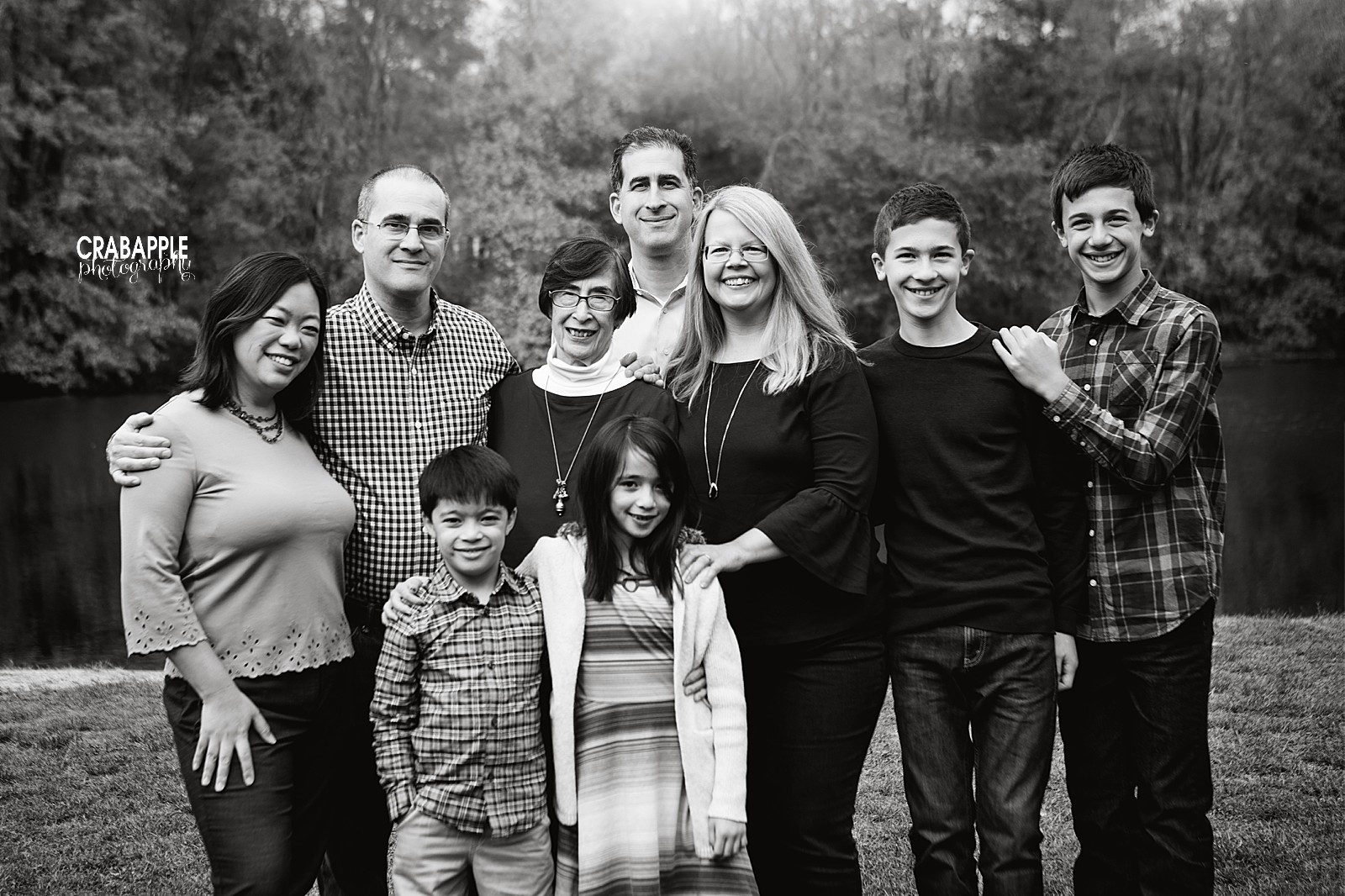 black and white family portraits boston ma