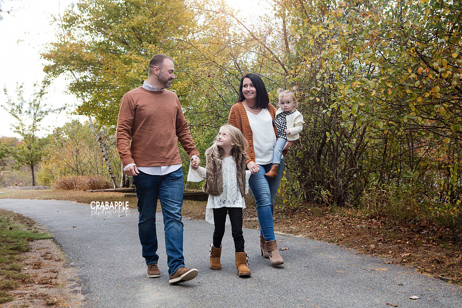 autumn in new england family portraits