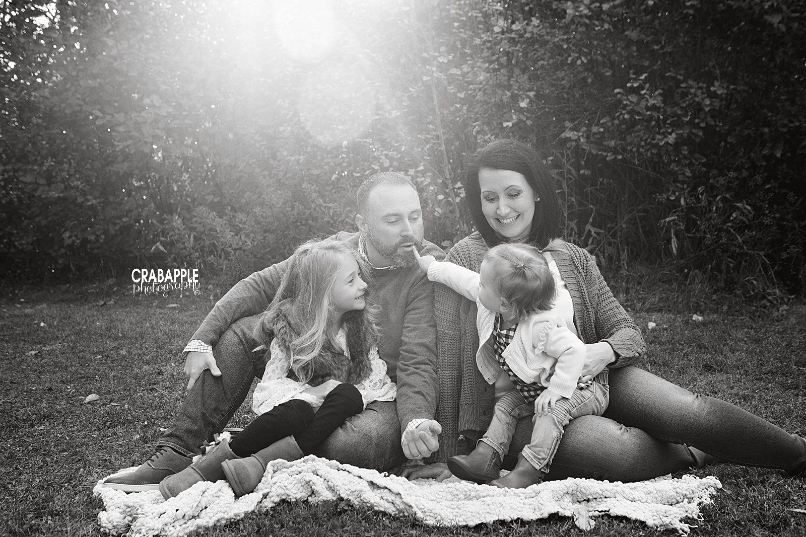 black and white fall family portraits salem nh