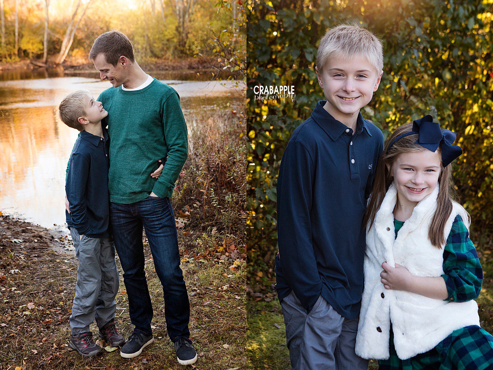 massachusetts outdoor fall family portraits