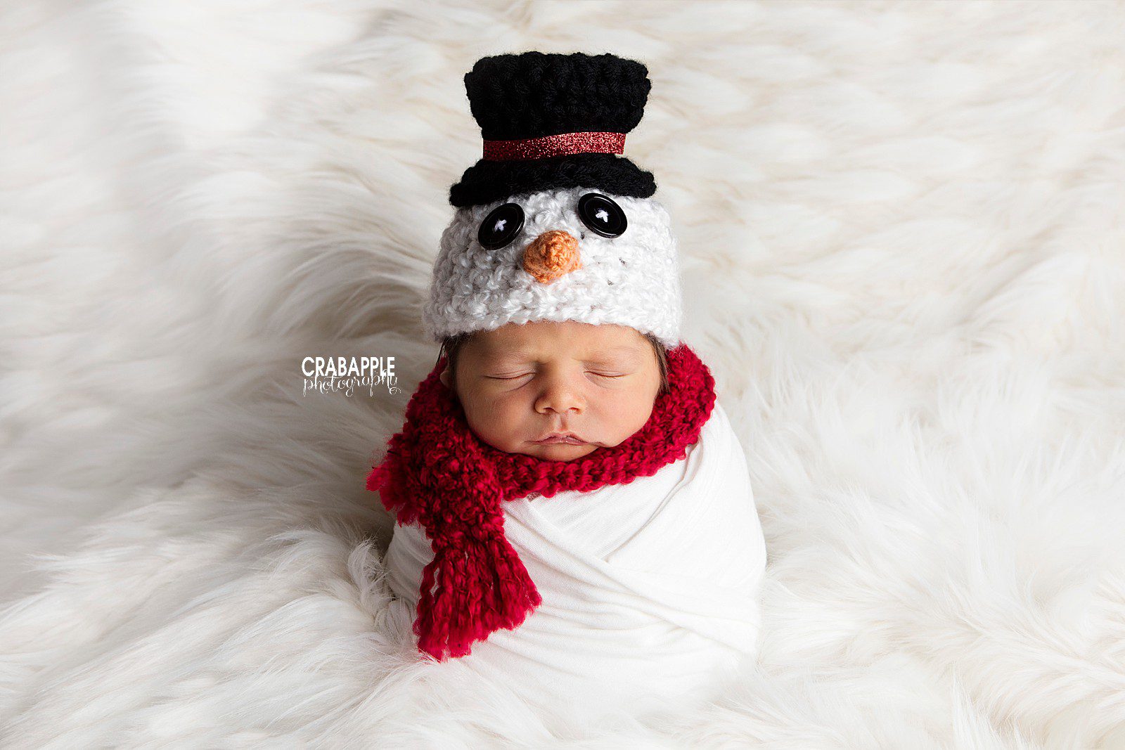 snowman newborn photos boston