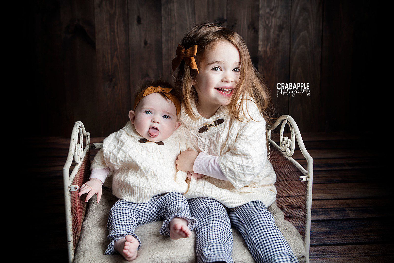 melrose toddler and baby sister photos