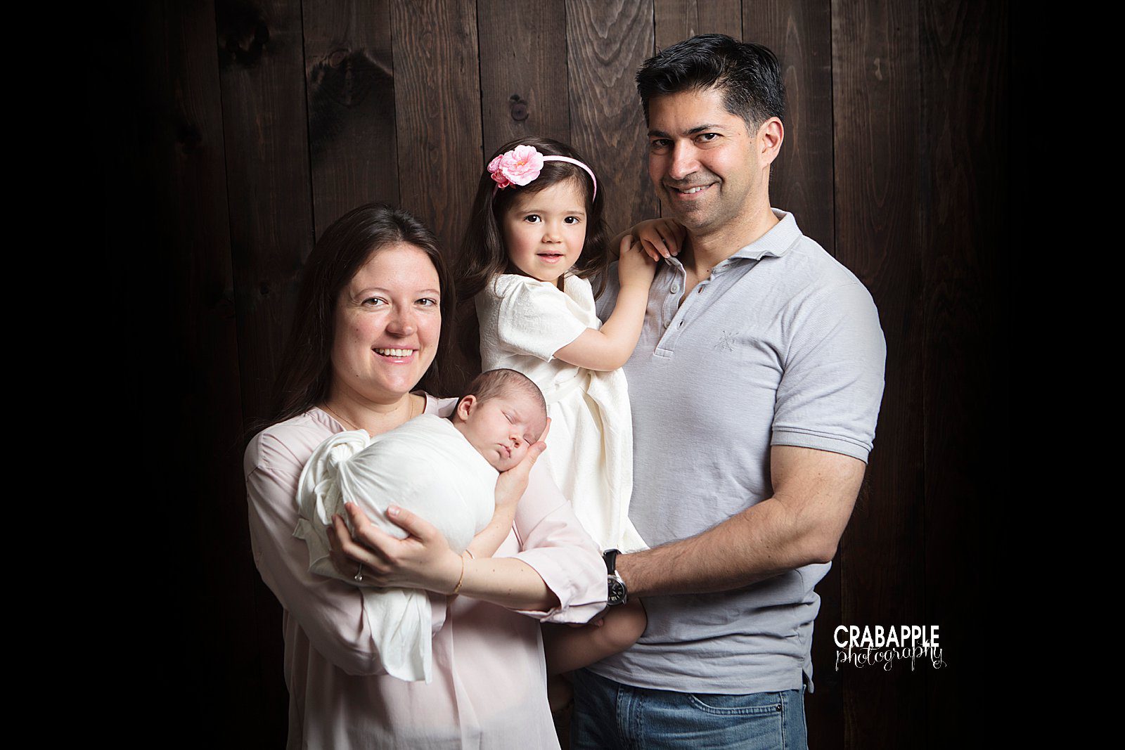 family photos with newborn boston