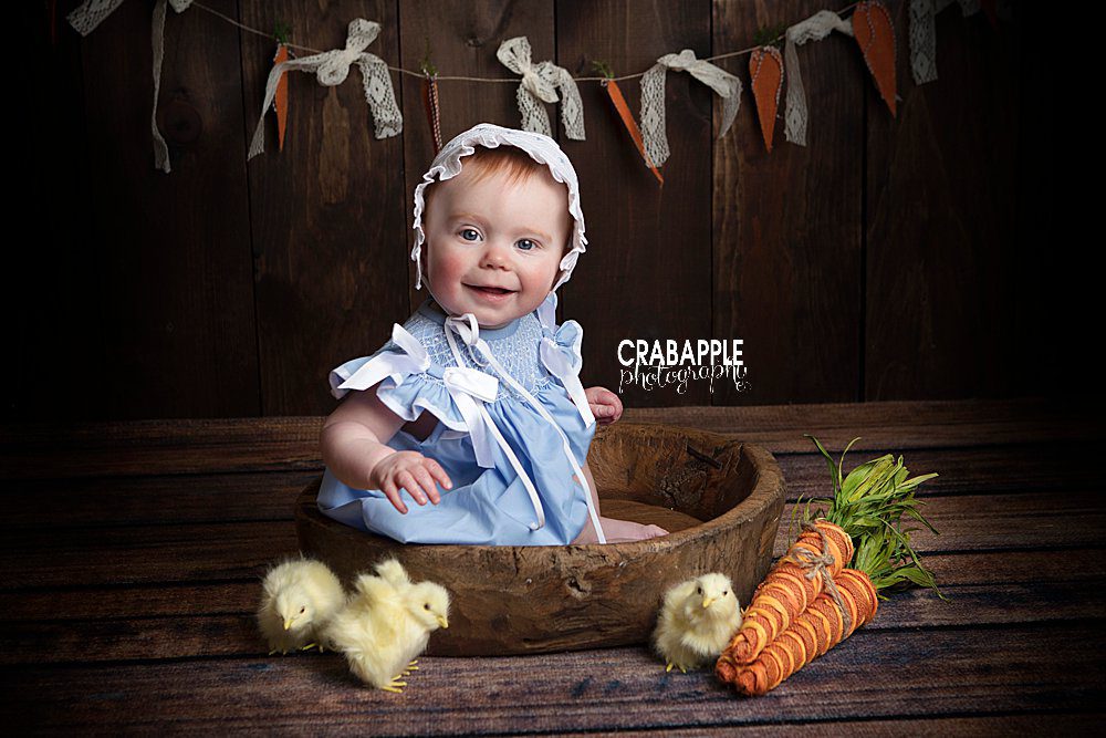 spring baby photos mini sessions