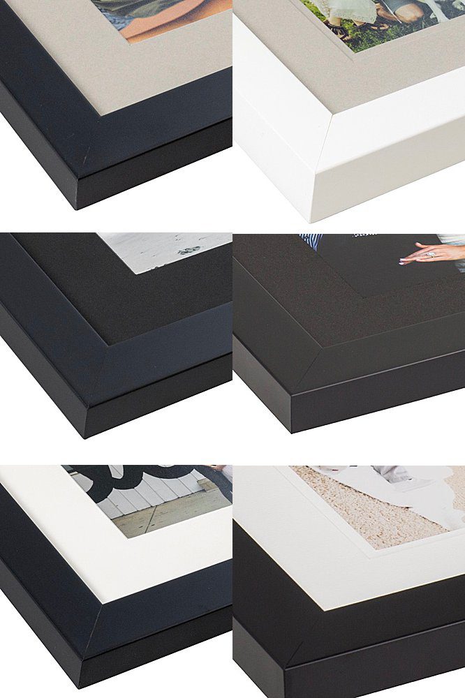 examples of mat options for artwork
