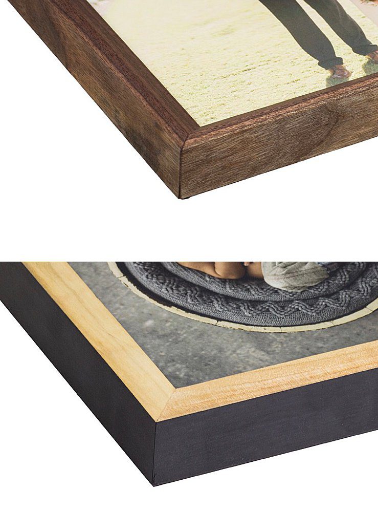 examples of frames for artwork reclaimed wood