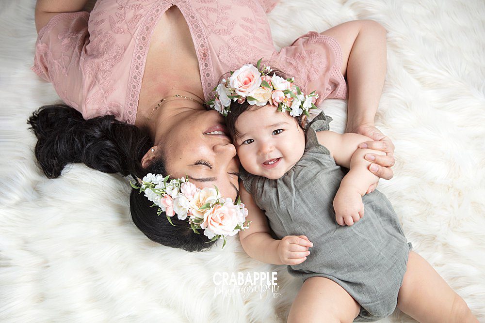 baby and mom photos