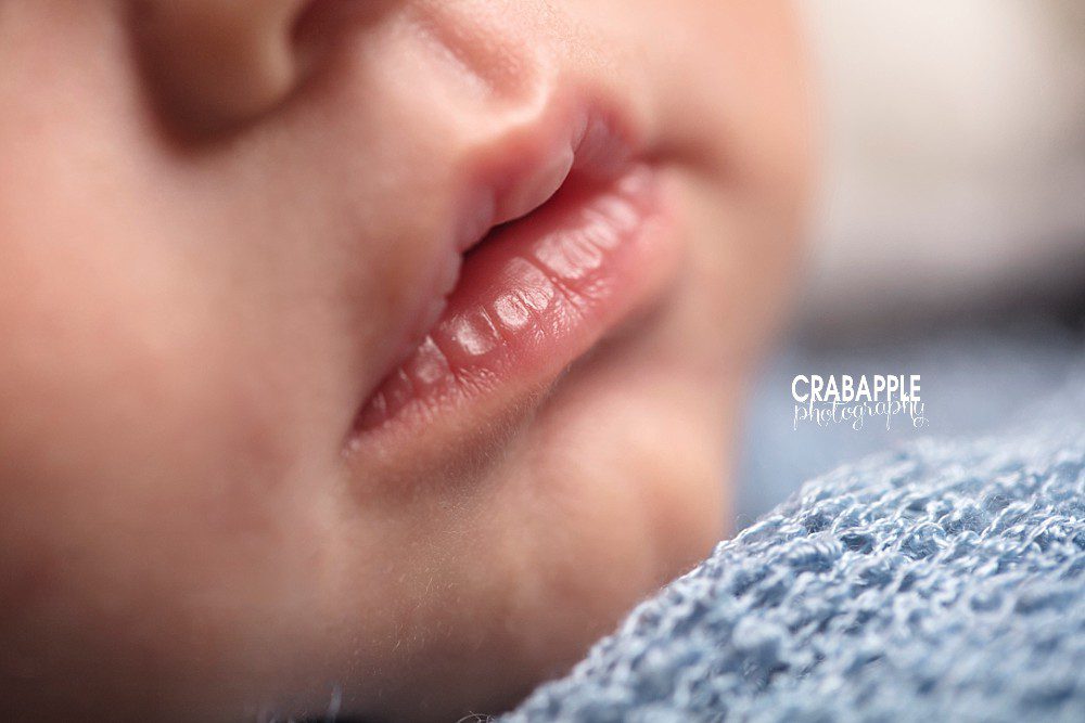 baby macro photography detail photo of lips