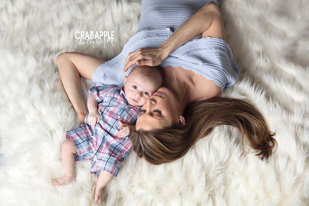 3 month photos with mom